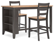 Gesthaven Dining Set Ashley Furniture Dining Room Set Natural/Brown / 3-Piece: Counter Height Table/2-Ba Fresh Start Furniture