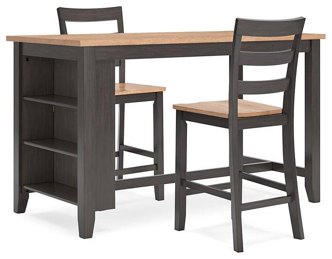 Gesthaven Dining Set Ashley Furniture Dining Room Set Natural/Brown / 3-Piece: Counter Height Table/2-Ba Fresh Start Furniture
