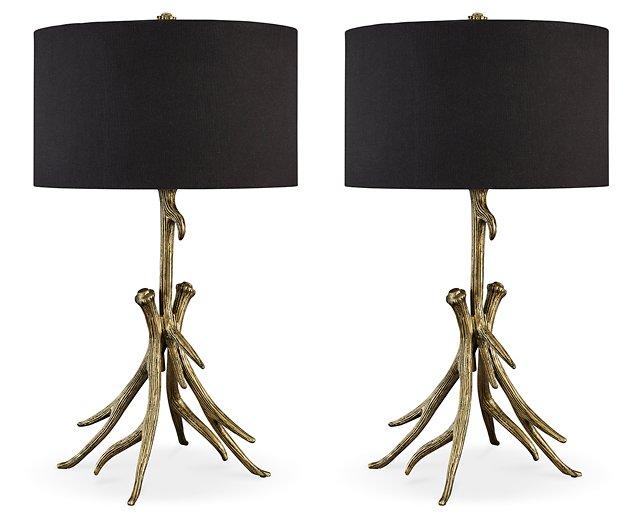 Josney Lamp Set Ashley Furniture Table Lamp Set Default Title Fresh Start Furniture