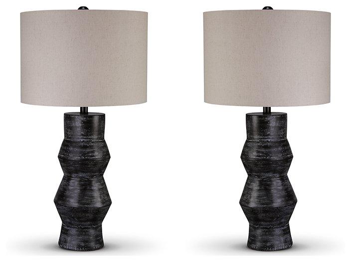 Kerbert Lamp Set Ashley Furniture Table Lamp Set Default Title Fresh Start Furniture