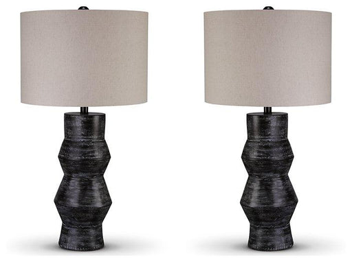 Kerbert Lamp Set Ashley Furniture Table Lamp Set Default Title Fresh Start Furniture