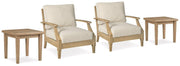 Clare View Outdoor Seating Set -  Ashley Furniture Outdoor Seating Set  Fresh Start Furniture
