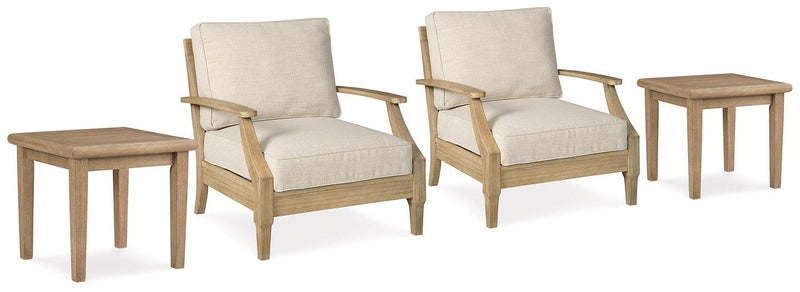 Clare View Outdoor Seating Set -  Ashley Furniture Outdoor Seating Set  Fresh Start Furniture
