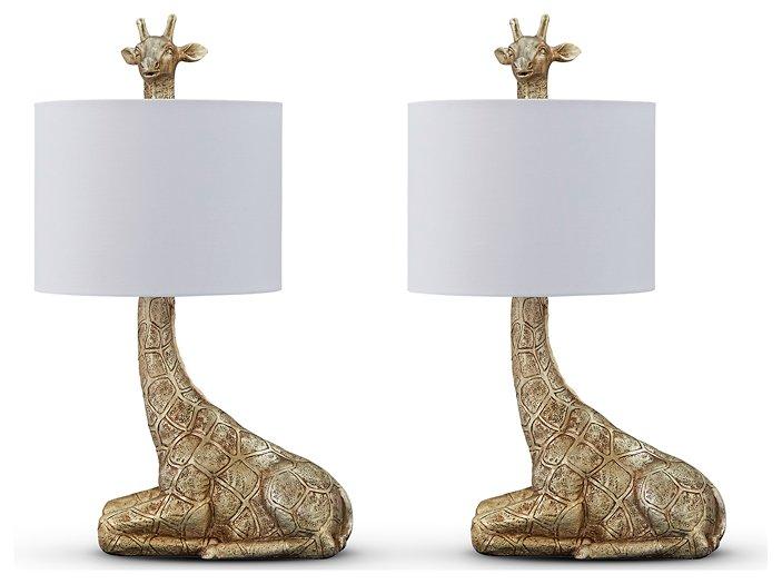 Ferrison Lamp Set -  Ashley Furniture Table Lamp Set  Fresh Start Furniture