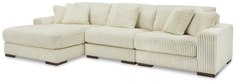 Lindyn Sectional with Chaise Ashley Furniture Sectional Ivory / 3-Piece / Left-Arm Facing Fresh Start Furniture