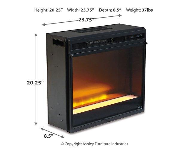Wildenauer 76" TV Stand with Electric Fireplace Ashley Furniture TV Stand w/Fire  Fresh Start Furniture