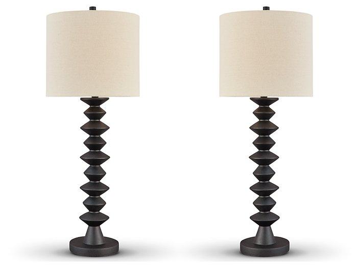 Luanndon Lamp Set Ashley Furniture Table Lamp Set Default Title Fresh Start Furniture