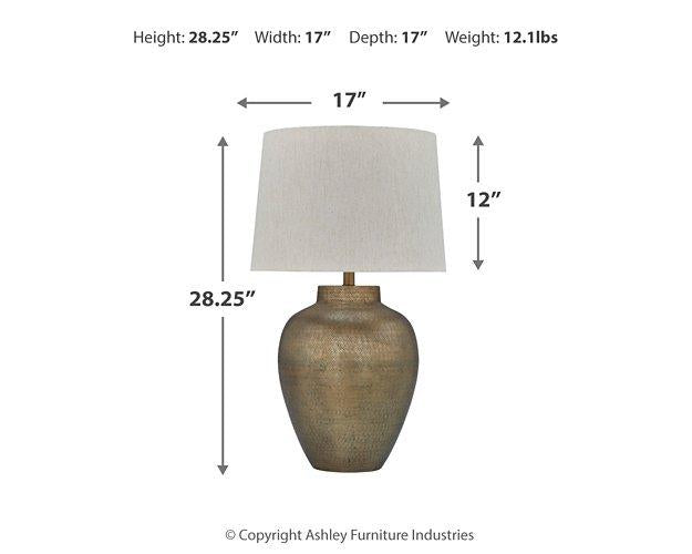 Madney Lamp Set Ashley Furniture Table Lamp Set  Fresh Start Furniture