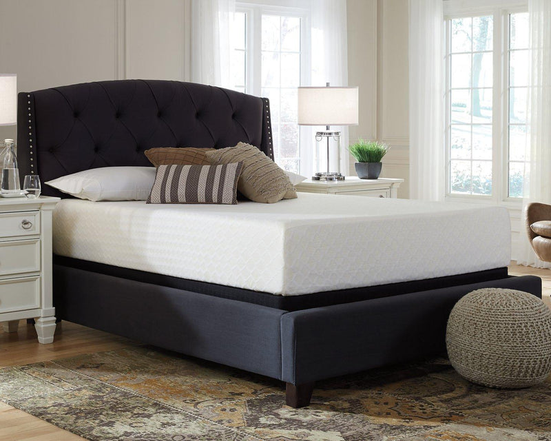 Chime 12 Inch Memory Foam Mattress in a Box -  Ashley Furniture Memory Foam Mattress  Fresh Start Furniture