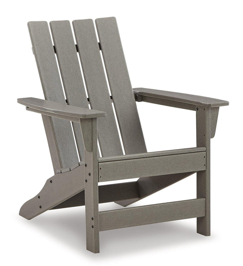 Visola Outdoor Adirondack Chair Set with End Table -  Ashley Furniture Outdoor Seating Set  Fresh Start Furniture