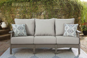 Visola Outdoor Sofa and Loveseat Set -  Ashley Furniture Outdoor Table Set  Fresh Start Furniture