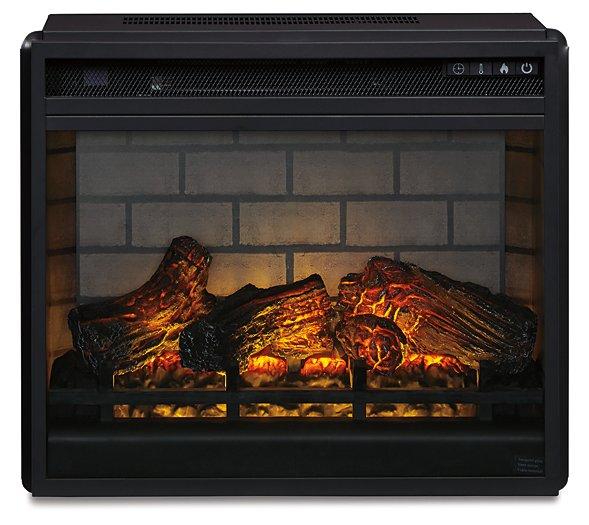 Wildenauer 76" TV Stand with Electric Fireplace Ashley Furniture TV Stand w/Fire  Fresh Start Furniture