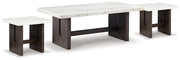 Burkhaus Occasional Table Set -  Ashley Furniture Table Set  Fresh Start Furniture