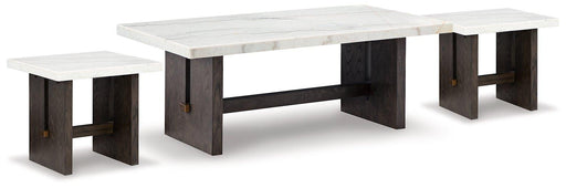 Burkhaus Occasional Table Set -  Ashley Furniture Table Set  Fresh Start Furniture