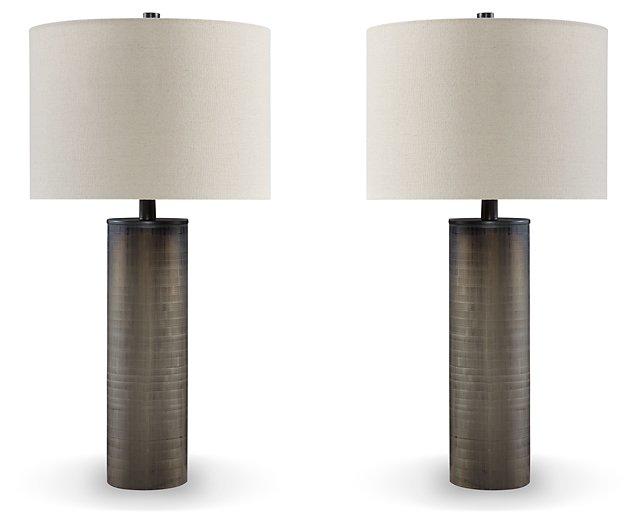 Dingerly Lamp Set -  Ashley Furniture Table Lamp Set  Fresh Start Furniture
