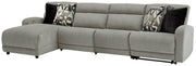 Colleyville Power Reclining Sectional with Chaise -  Ashley Furniture Sectional  Fresh Start Furniture