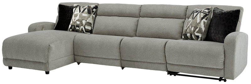 Colleyville Power Reclining Sectional with Chaise -  Ashley Furniture Sectional  Fresh Start Furniture