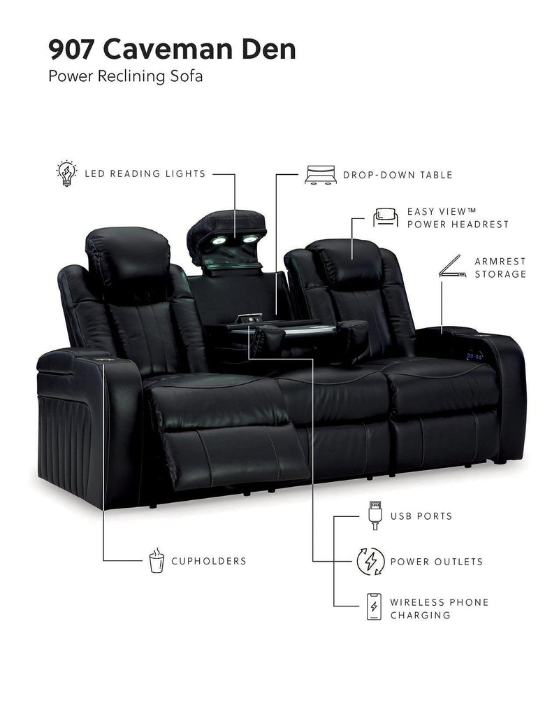 Caveman Den Upholstery Package -  Ashley Furniture Living Room Set  Fresh Start Furniture