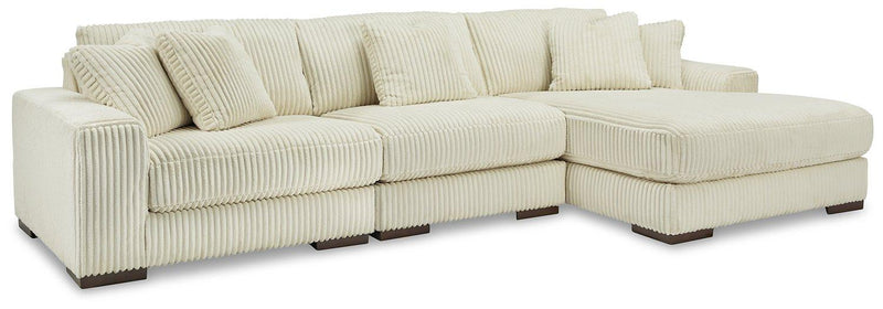 Lindyn Sectional with Chaise Ashley Furniture Sectional Ivory / 3-Piece / Right-Arm Facing Fresh Start Furniture