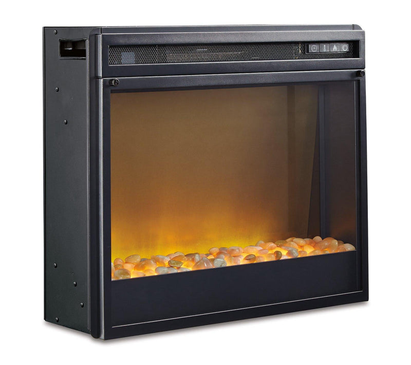 Wildenauer 76" TV Stand with Electric Fireplace Ashley Furniture TV Stand w/Fire  Fresh Start Furniture