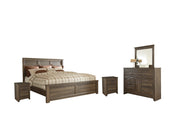 Juararo Bedroom Set Ashley Furniture Bedroom Set Panel Bed / 7-Piece: Dresser & Mirror/Bed (Headboa Fresh Start Furniture