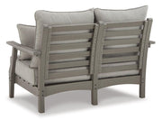 Visola Outdoor Sofa and Loveseat Set -  Ashley Furniture Outdoor Table Set  Fresh Start Furniture