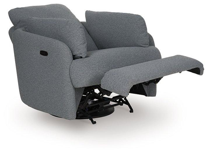 Alainmont Next-Gen Nuvella Swivel Power Recliner Ashley Furniture