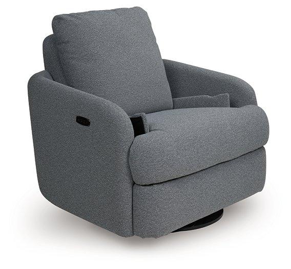 Alainmont Next-Gen Nuvella Swivel Power Recliner Ashley Furniture