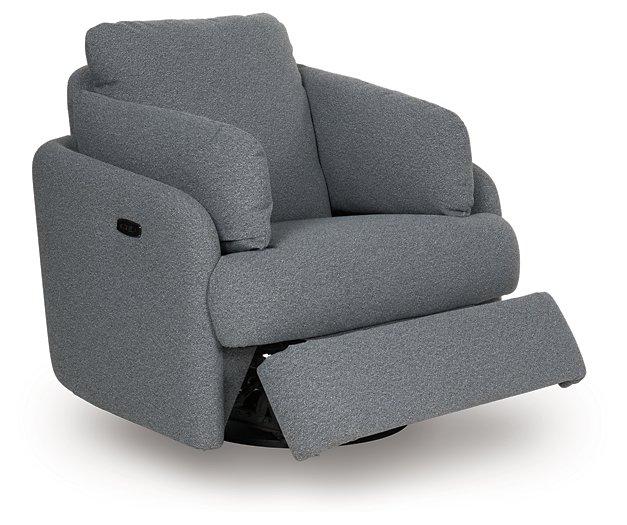 Alainmont Next-Gen Nuvella Swivel Power Recliner Ashley Furniture