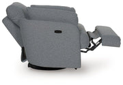 Alainmont Next-Gen Nuvella Swivel Power Recliner Ashley Furniture