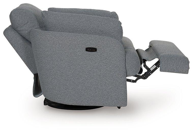 Alainmont Next-Gen Nuvella Swivel Power Recliner Ashley Furniture