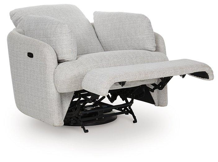 Alainmont Next-Gen Nuvella Swivel Power Recliner Ashley Furniture