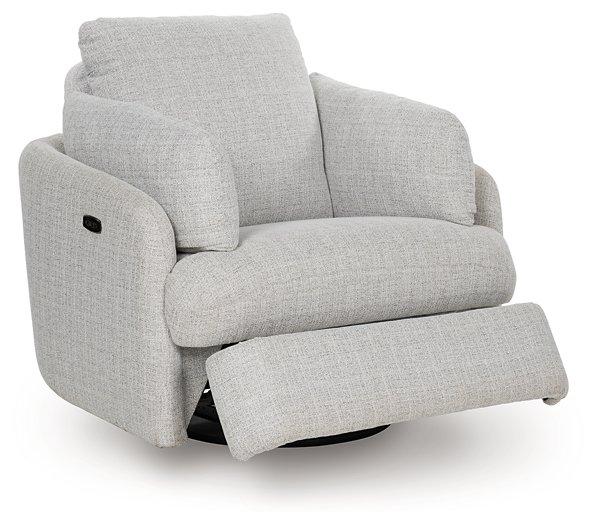 Alainmont Next-Gen Nuvella Swivel Power Recliner Ashley Furniture