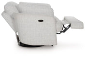 Alainmont Next-Gen Nuvella Swivel Power Recliner Ashley Furniture