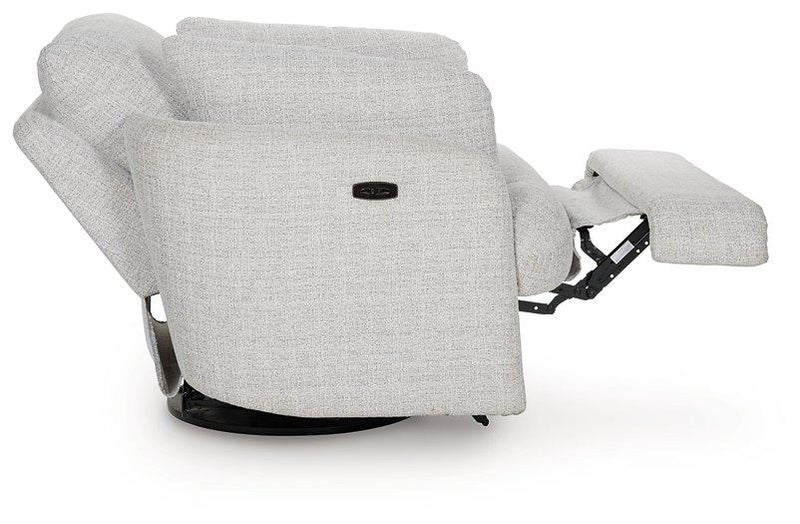 Alainmont Next-Gen Nuvella Swivel Power Recliner Ashley Furniture