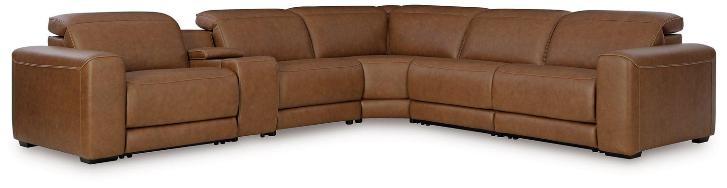 Magic Man Power Reclining Sectional with Console Ashley Furniture Sectional Default Title Fresh Start Furniture