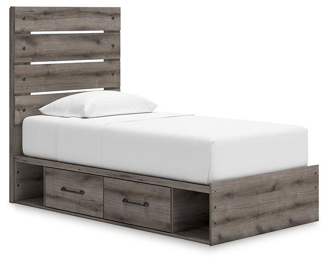 Graystorm Bed with Storage Ashley Furniture Bed Twin / Panel Bed with Storage Drawers (2) Fresh Start Furniture