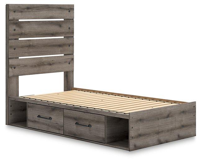 Graystorm Bed with Storage Ashley Furniture Bed  Fresh Start Furniture