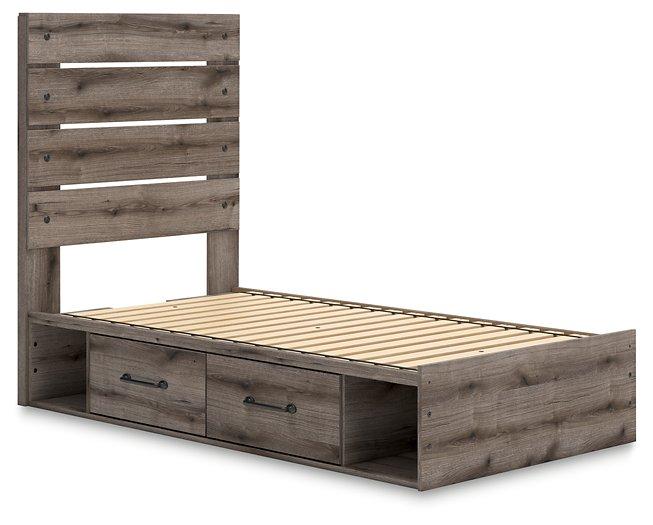 Graystorm Bed with Storage Ashley Furniture Bed  Fresh Start Furniture