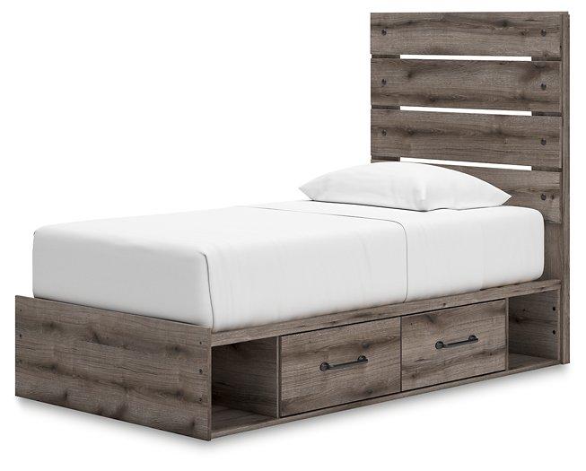 Graystorm Bed with Storage Ashley Furniture Bed  Fresh Start Furniture