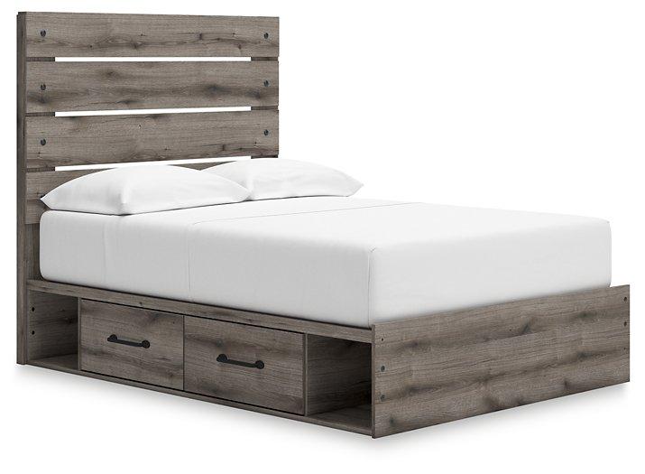 Graystorm Bed with Storage Ashley Furniture Bed Full / Panel Bed with Storage Drawers (2) Fresh Start Furniture