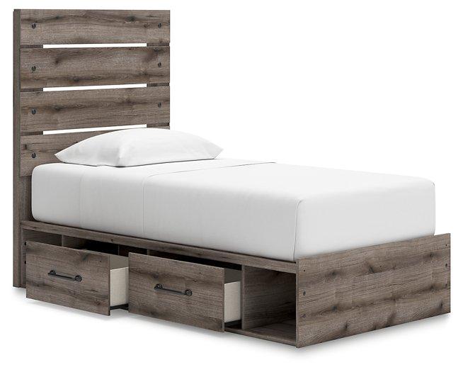 Graystorm Bed with Storage Ashley Furniture Bed  Fresh Start Furniture