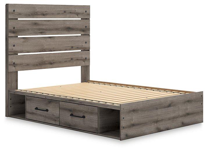 Graystorm Bed with Storage Ashley Furniture Bed  Fresh Start Furniture