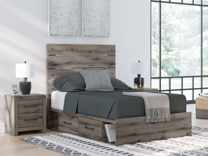Graystorm Bed with Storage Ashley Furniture Bed  Fresh Start Furniture