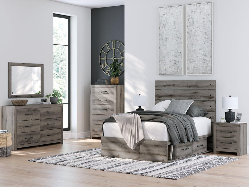 Graystorm Bed with Storage Ashley Furniture Bed  Fresh Start Furniture