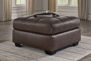Barlin Mills Oversized Accent Ottoman -  Ashley Furniture Ottoman