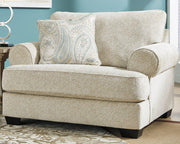 Monaghan Oversized Chair and Ottoman Ashley Furniture Living Room Set  Fresh Start Furniture