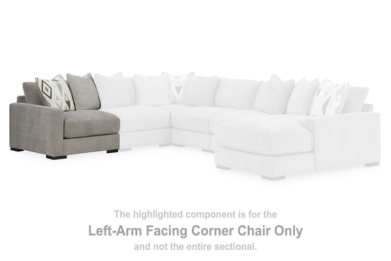 Aslan Court Sectional with Chaise -  Ashley Furniture Sectional