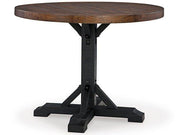 Valebeck Counter Height Dining Table Ashley Furniture Counter Height Table Black/Brown / Round Table Fresh Start Furniture
