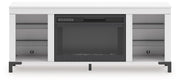 Brollevi 60" TV Stand with Electric Fireplace -  Ashley Furniture Entertainment Center  Fresh Start Furniture